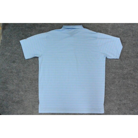 Fennec Polo Shirt Mens XL Blue Striped The Open 2015 Golf - Picture 3 of 9
